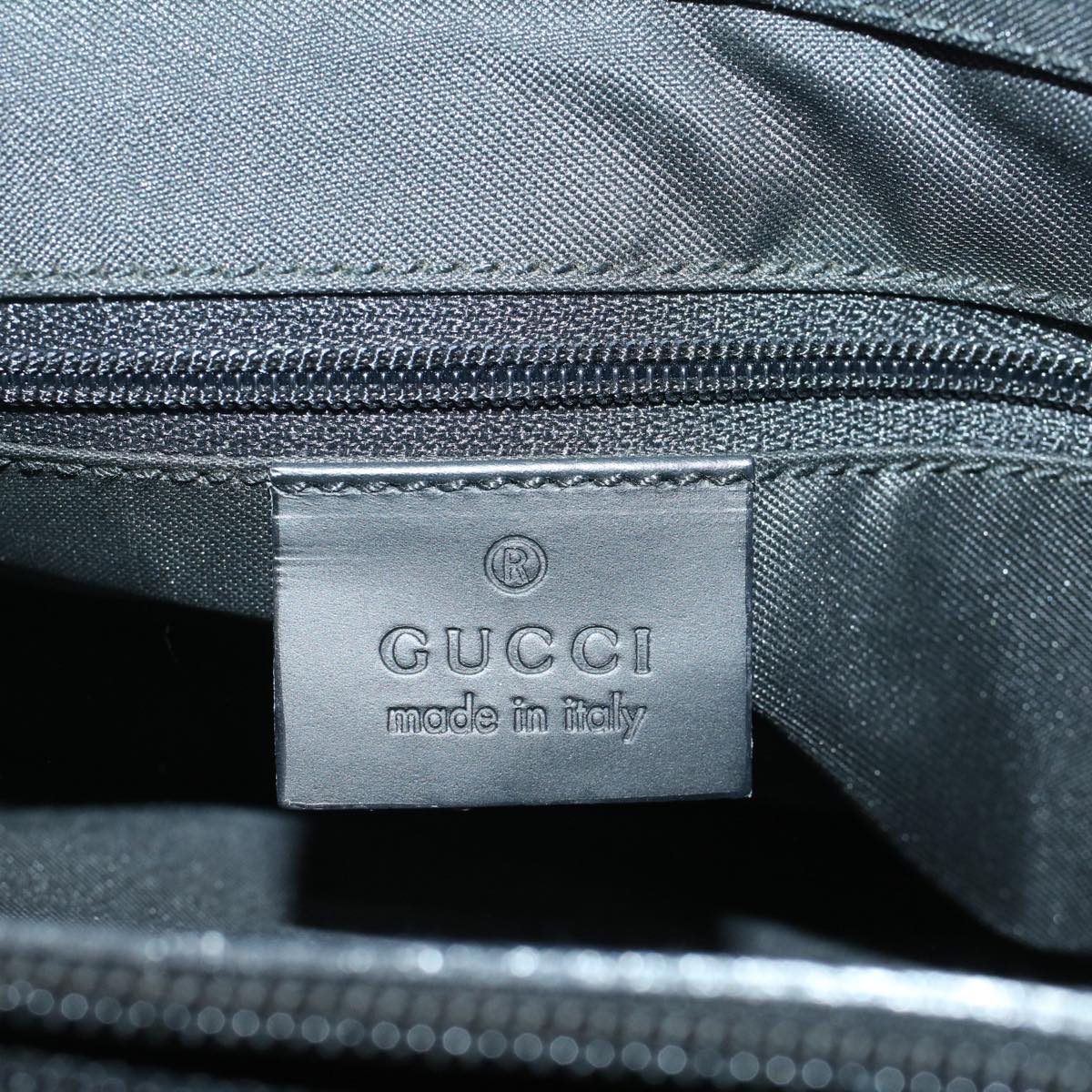GUCCI GG Canvas Bamboo Hand Bag Black ep1424