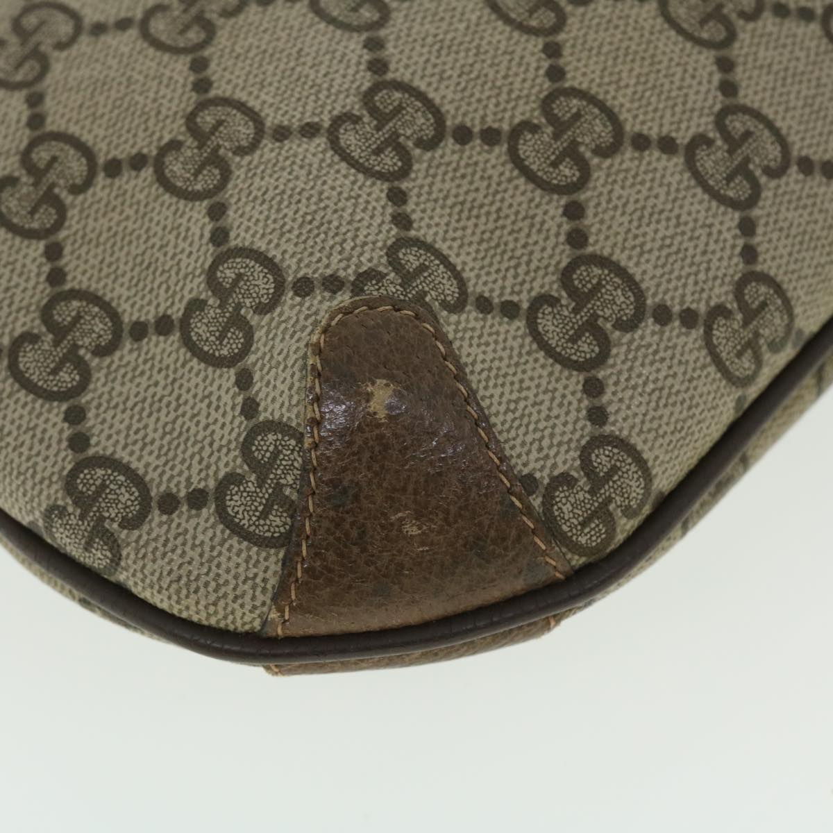 GUCCI GG Canvas Web Sherry Line Shoulder Bag Beige Red 904 02 026 ep1431