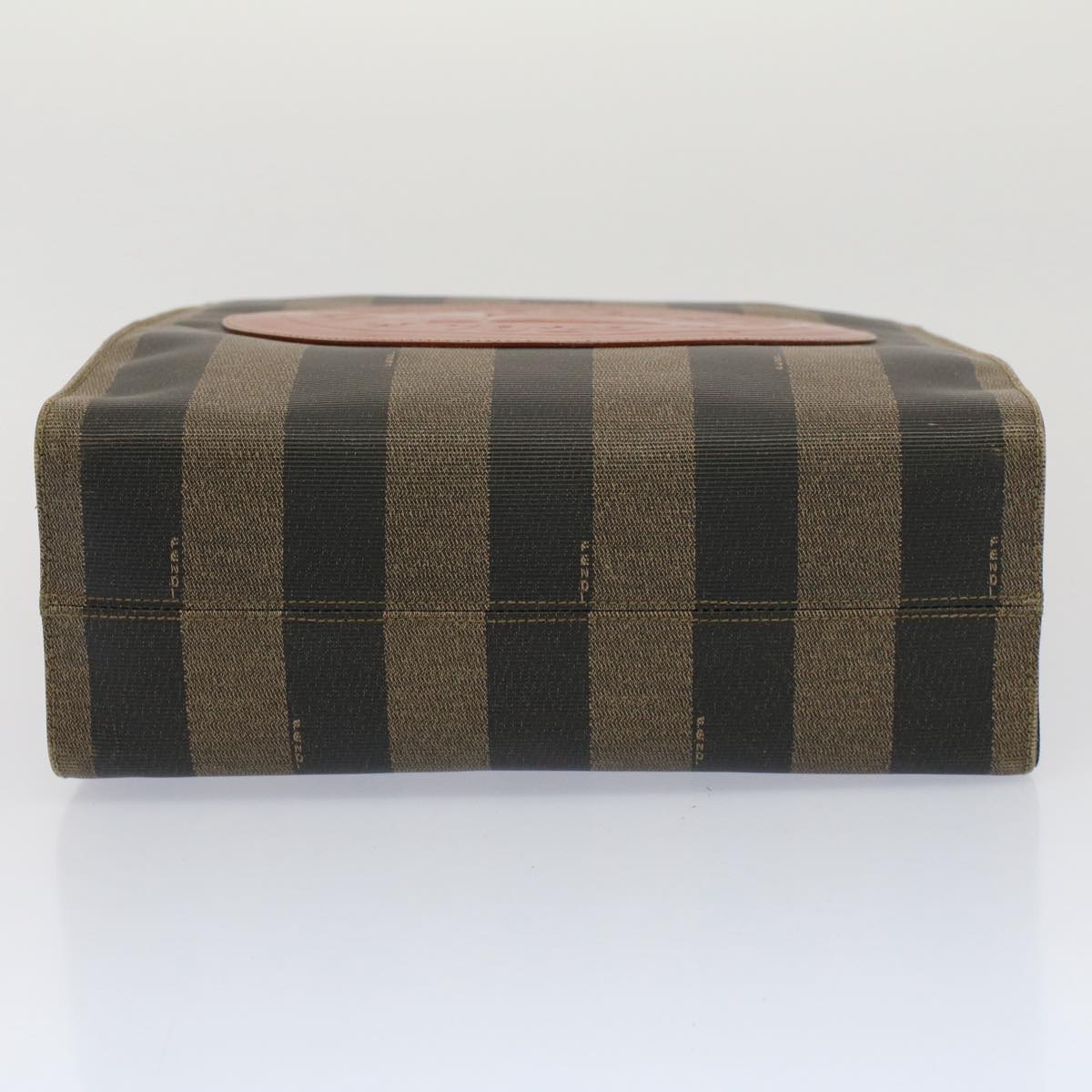 FENDI Pecan Canvas Shoulder Bag Brown ep1432