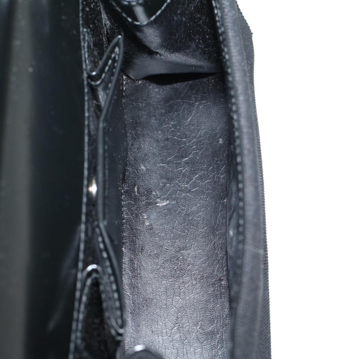 GUCCI Shoulder Bag Canvas Black 001•1928 002053 ep1446