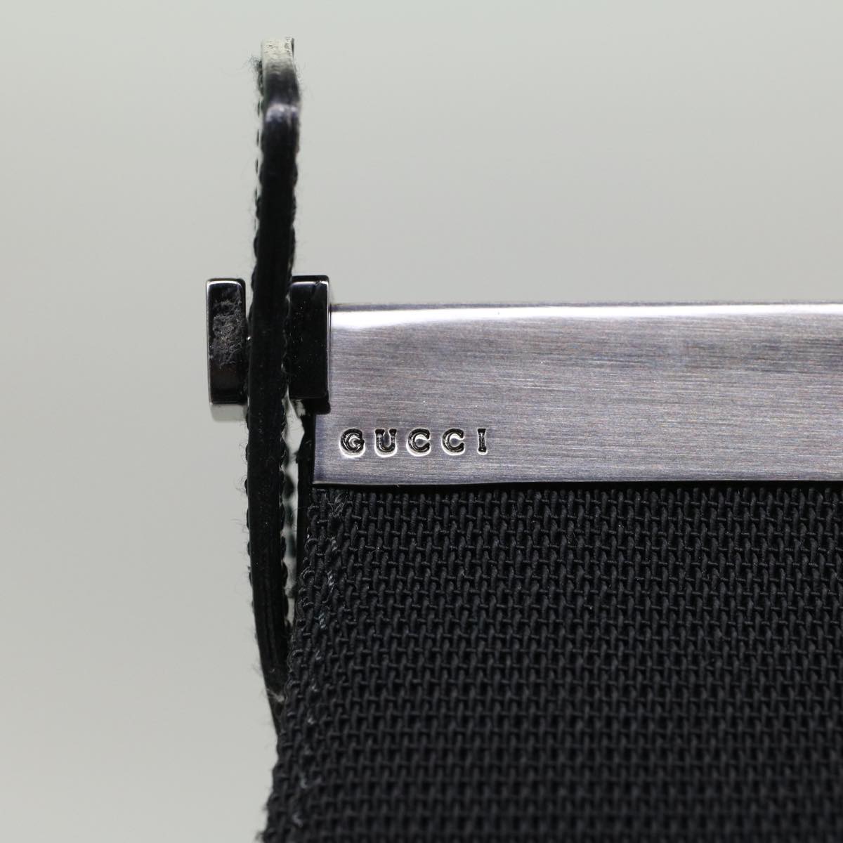 GUCCI Shoulder Bag Canvas Black 001•1928 002053 ep1446