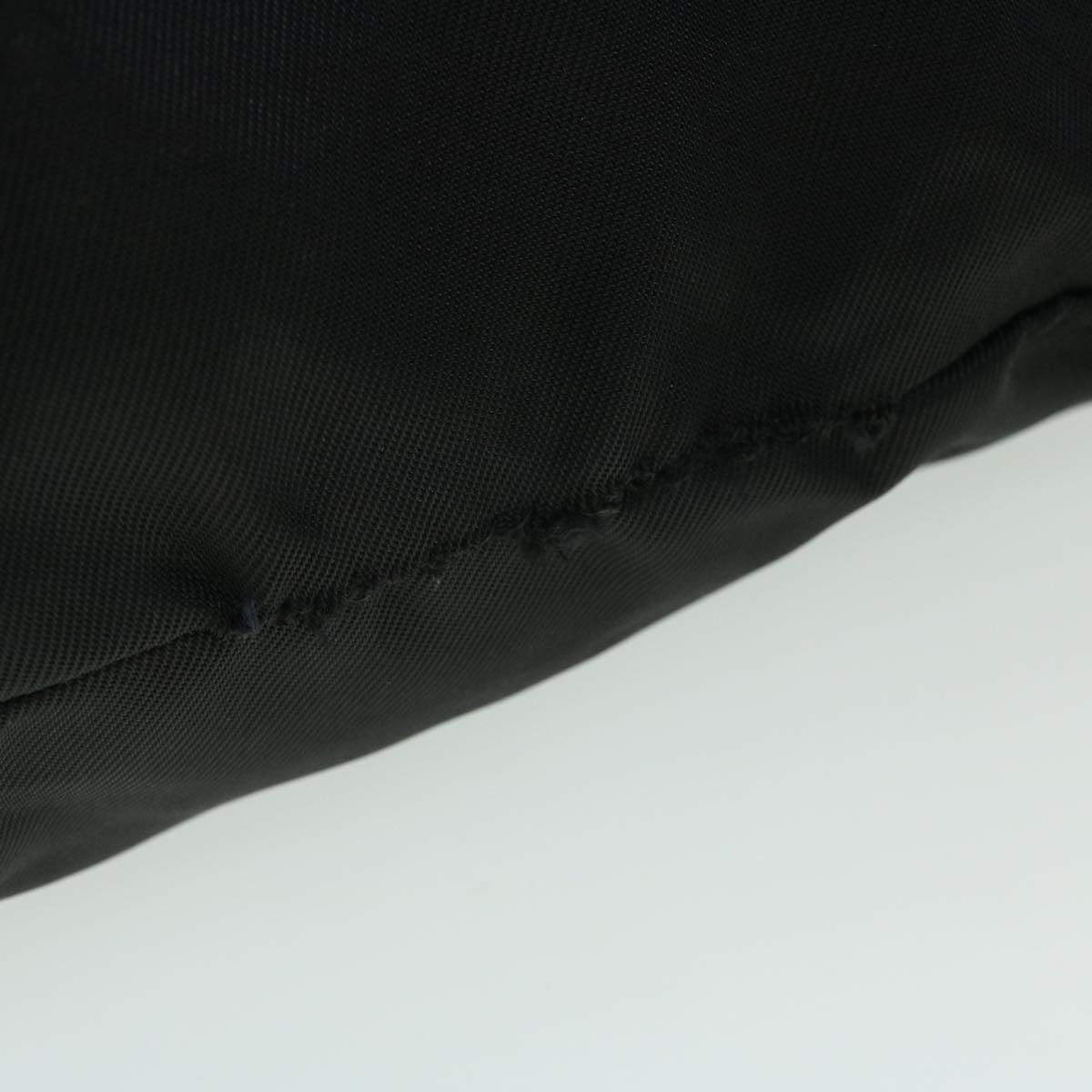 GUCCI Bamboo Hand Bag Nylon Black Brown ep1455