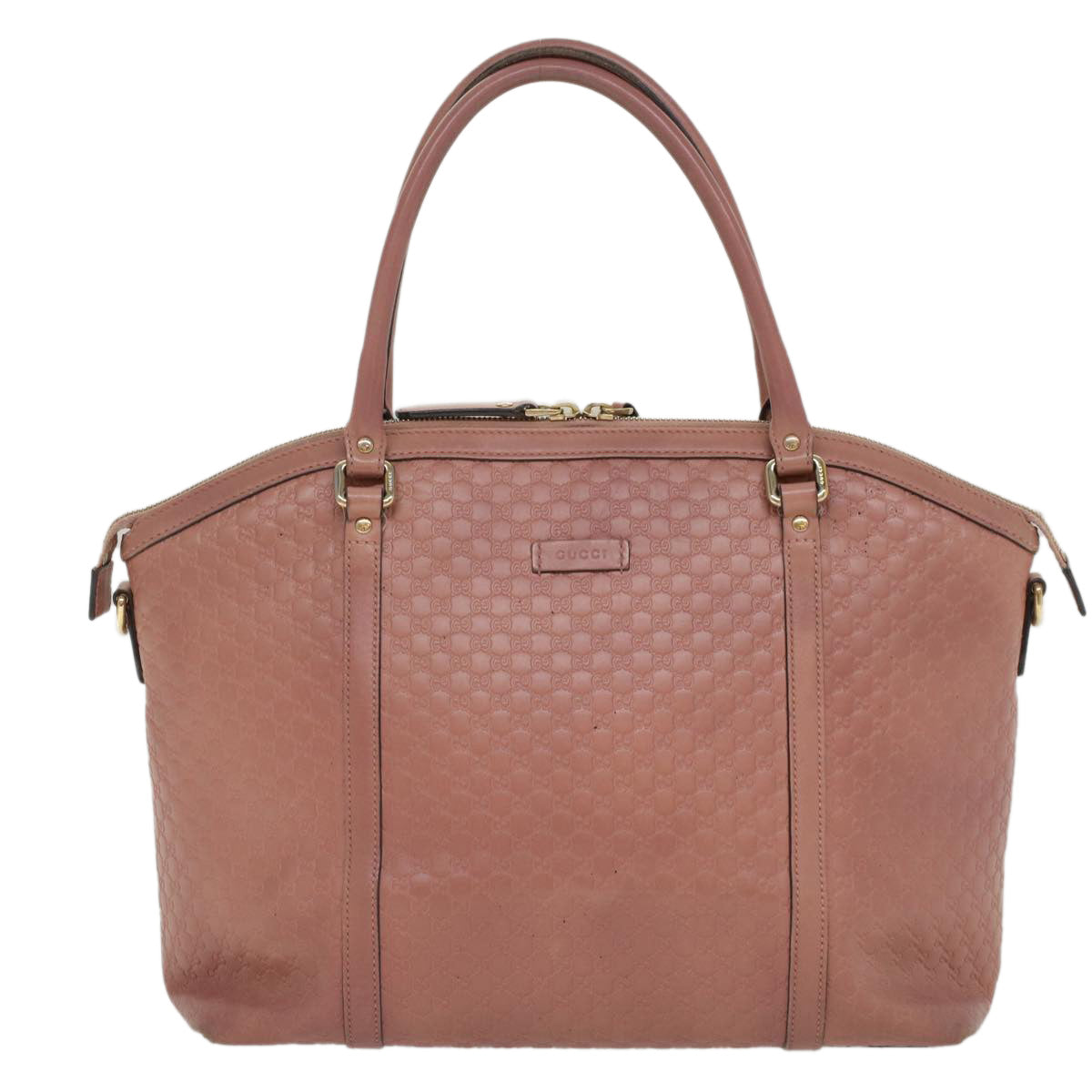 GUCCI Micro GG Canvas Shoulder Bag Pink 449657 ep1458