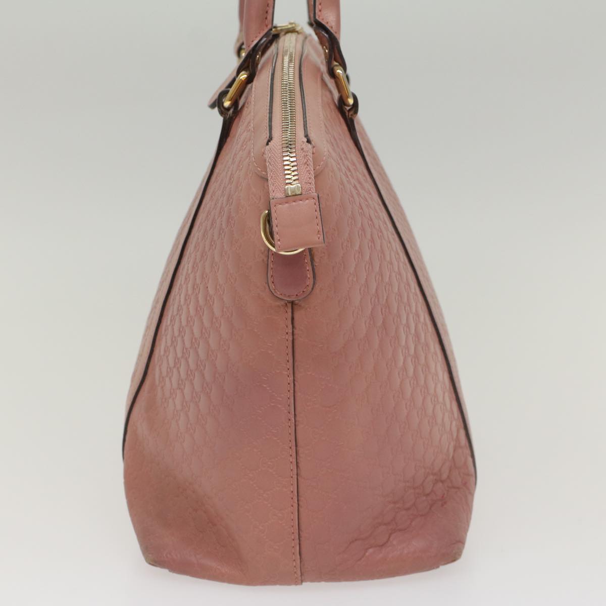 GUCCI Micro GG Canvas Shoulder Bag Pink 449657 ep1458