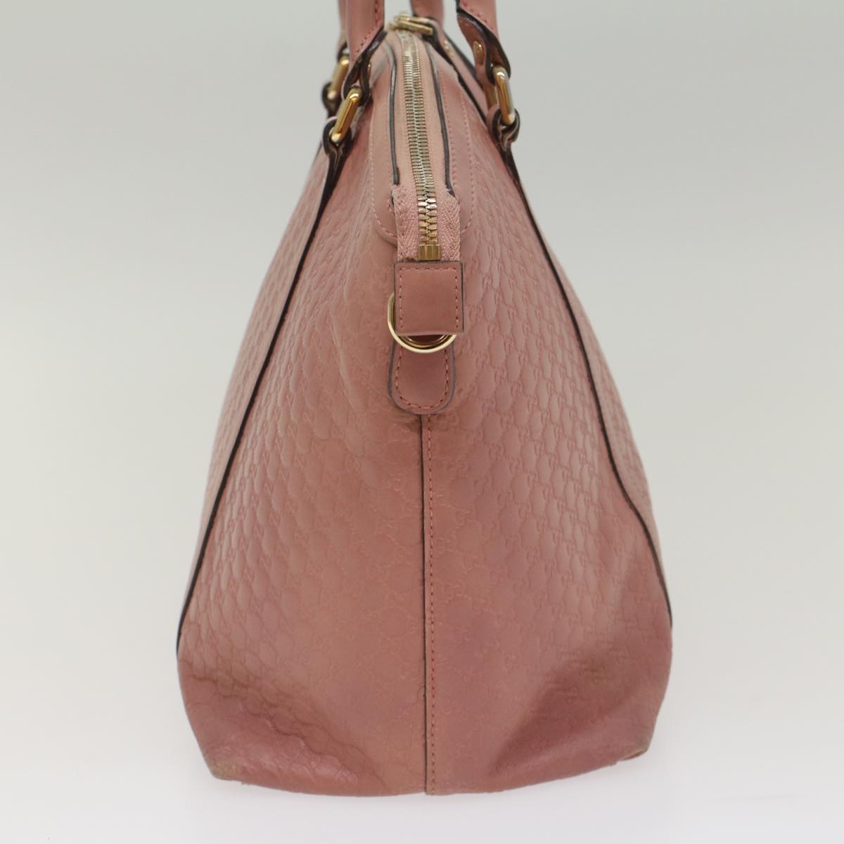 GUCCI Micro GG Canvas Shoulder Bag Pink 449657 ep1458