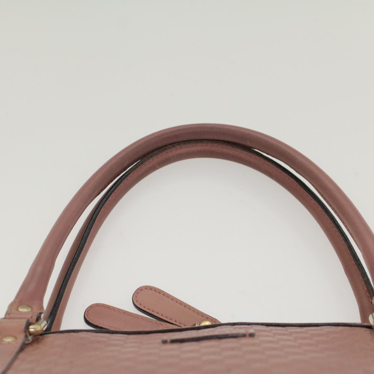 GUCCI Micro GG Canvas Shoulder Bag Pink 449657 ep1458