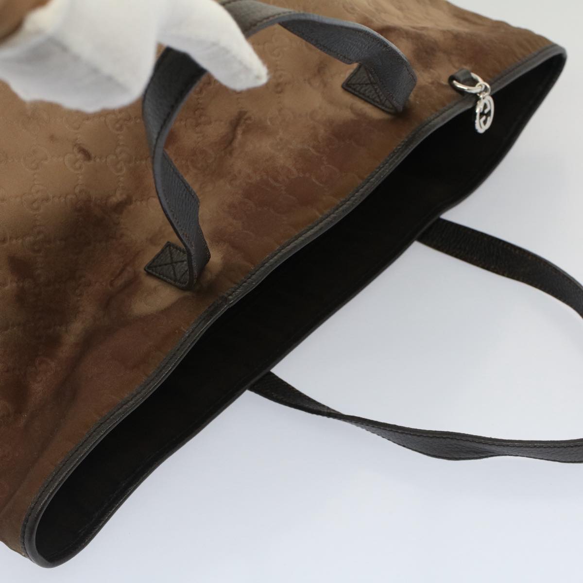 GUCCI GG Canvas Tote Bag Brown 211525 ep1487