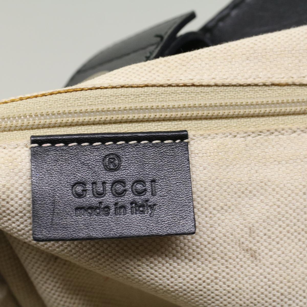 GUCCI Diamante Shoulder Bag Canvas Leather Beige 211944 ep1506