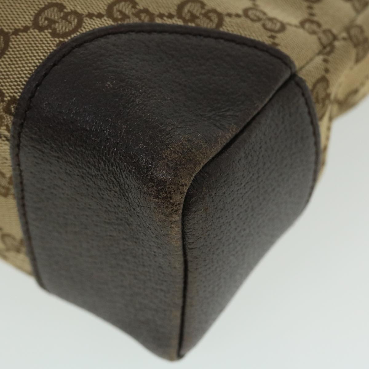 GUCCI GG Canvas Shoulder Bag Beige Brown 110054 ep1545