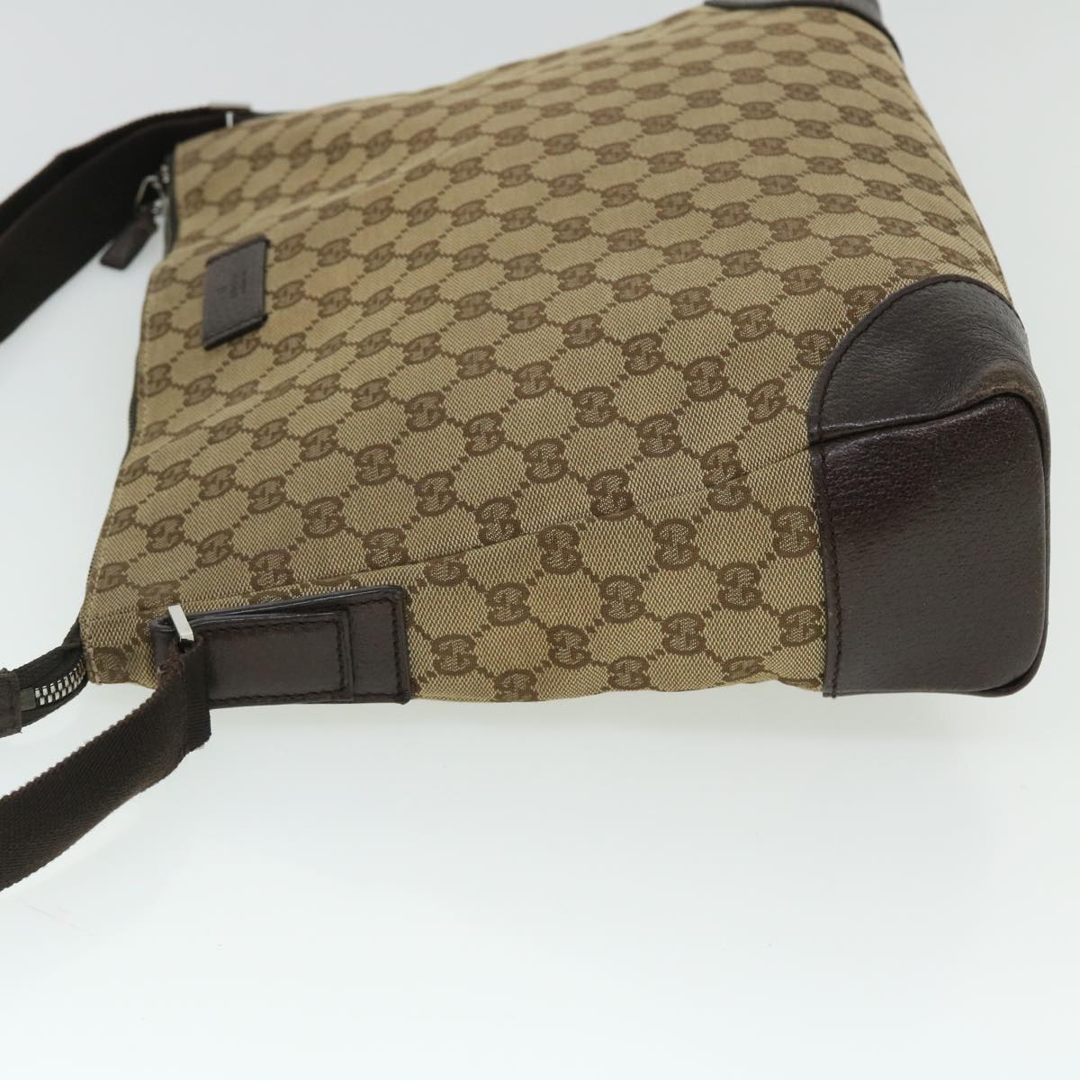 GUCCI GG Canvas Shoulder Bag Beige Brown 110054 ep1545