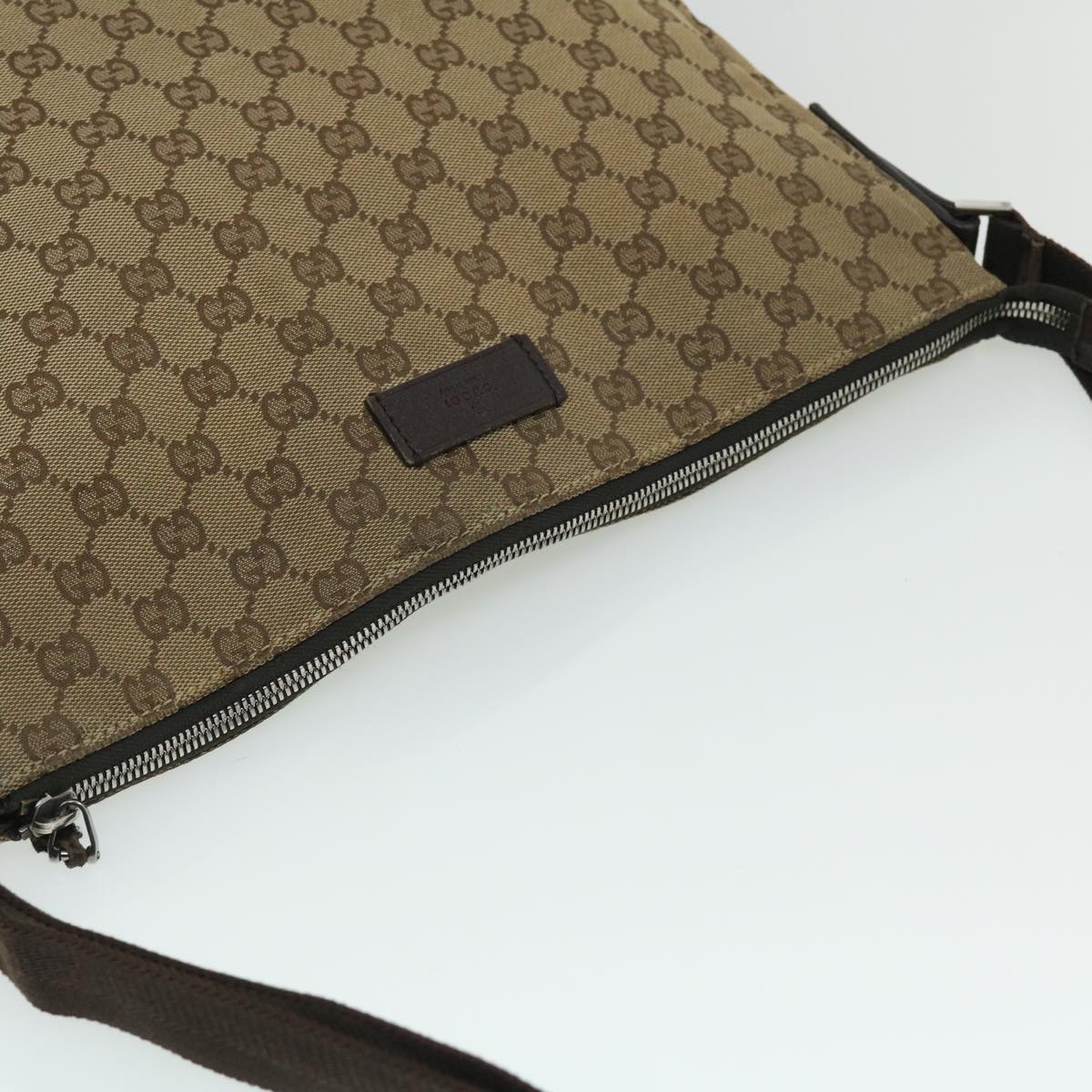 GUCCI GG Canvas Shoulder Bag Beige Brown 110054 ep1545