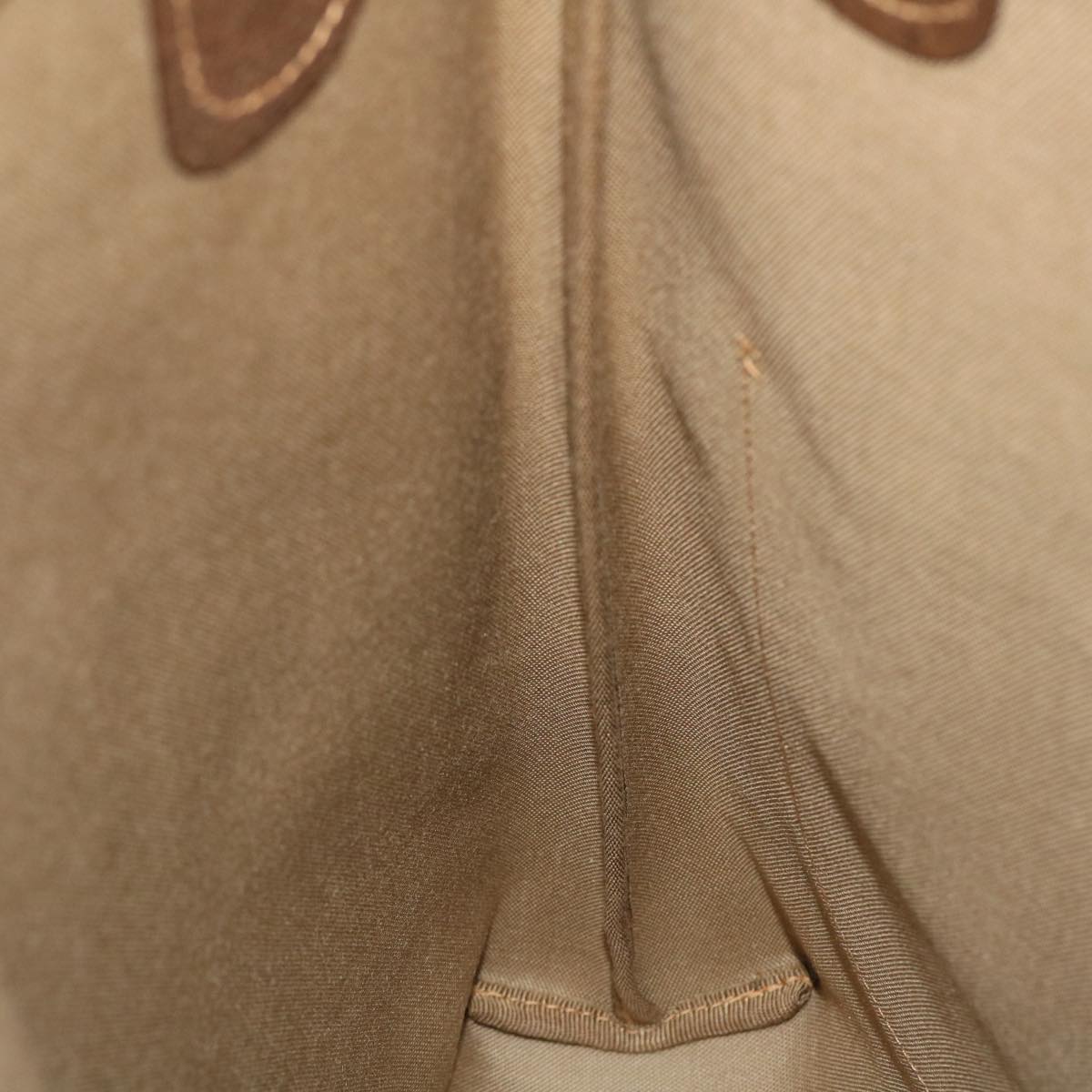 GUCCI GG Canvas Web Sherry Line Tote Bag PVC Leather Beige 40 02 003 ep1554