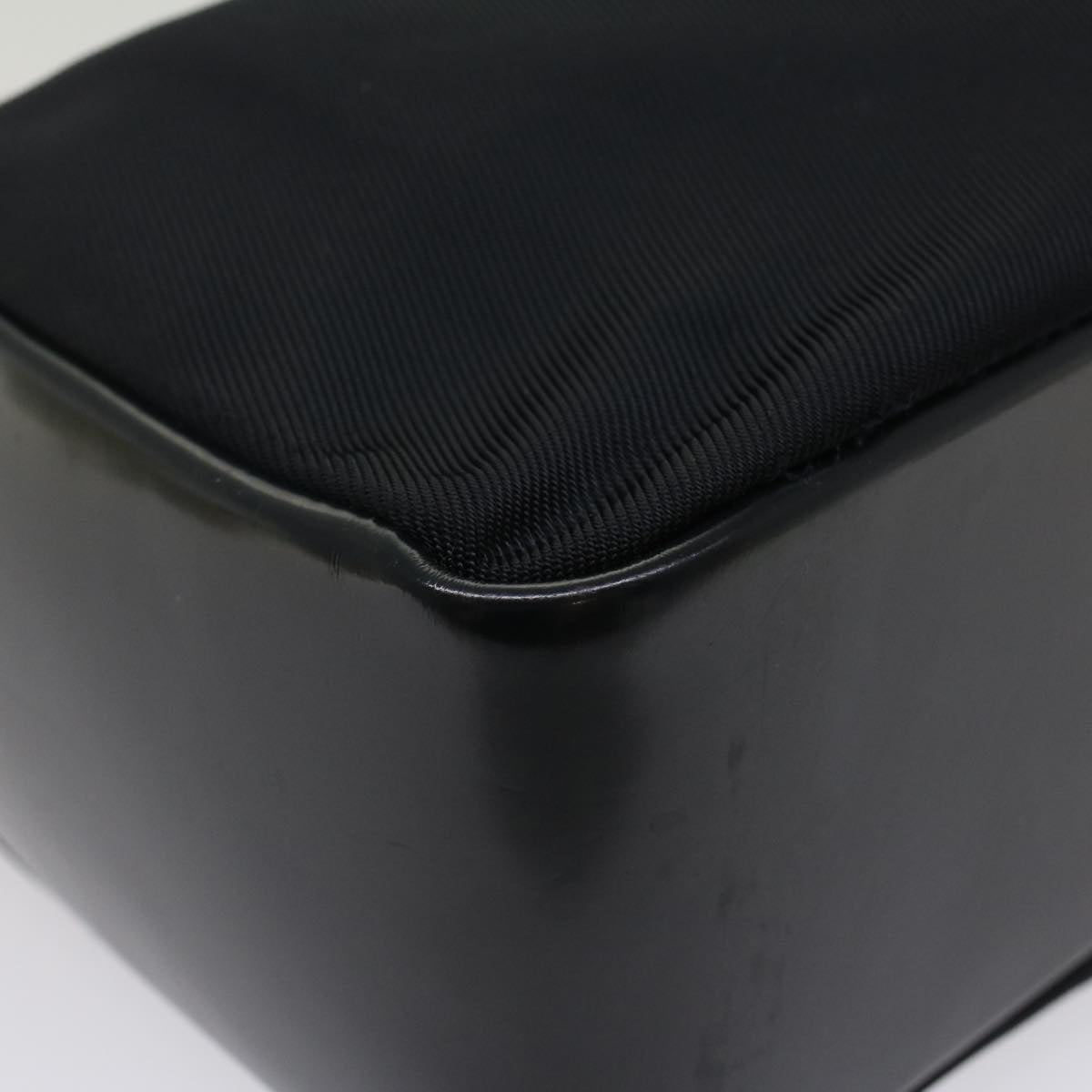 GUCCI Bamboo Hand Bag Nylon Black 000 3444 0580 ep1560