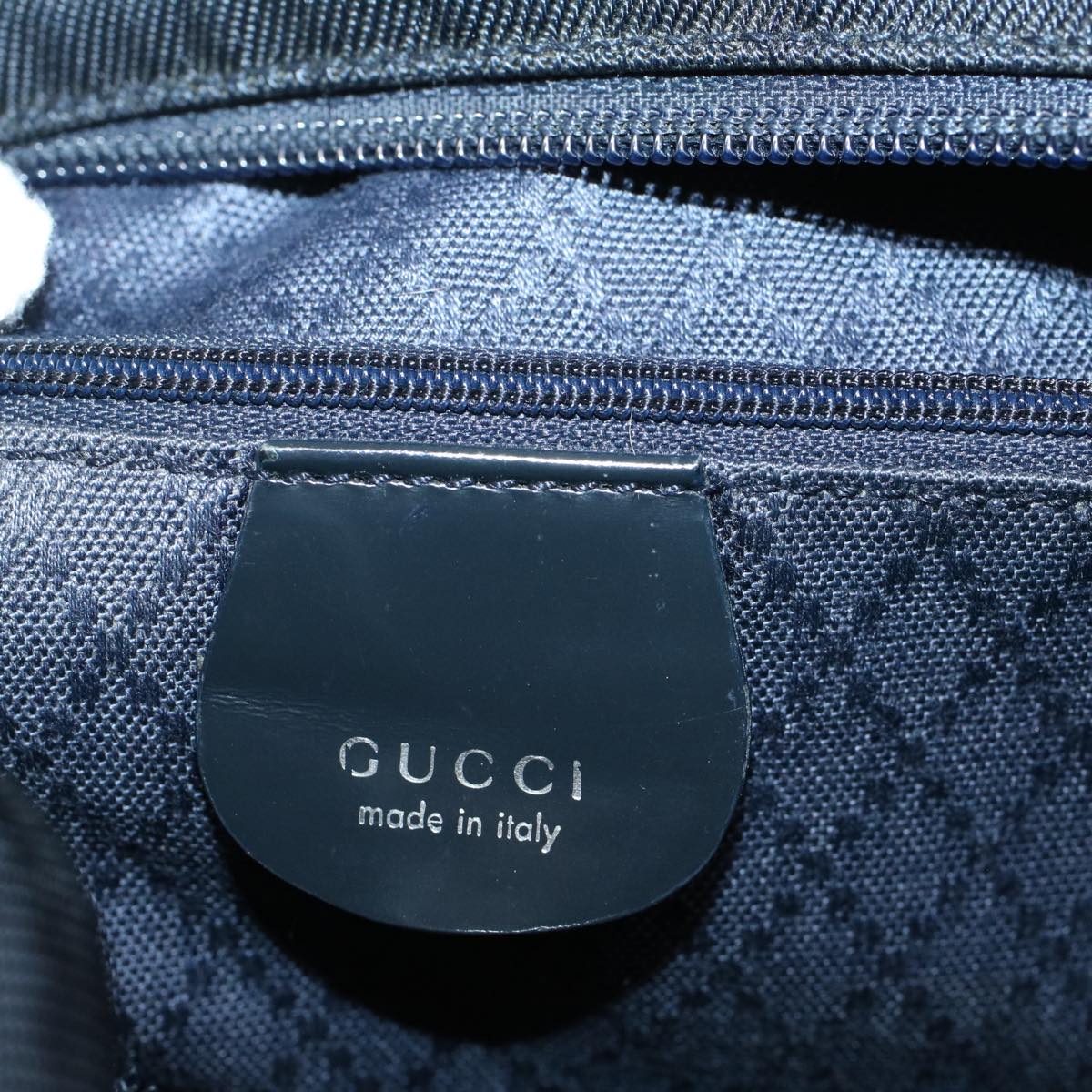 GUCCI Bamboo Hand Bag Nylon Black 000 3444 0580 ep1560