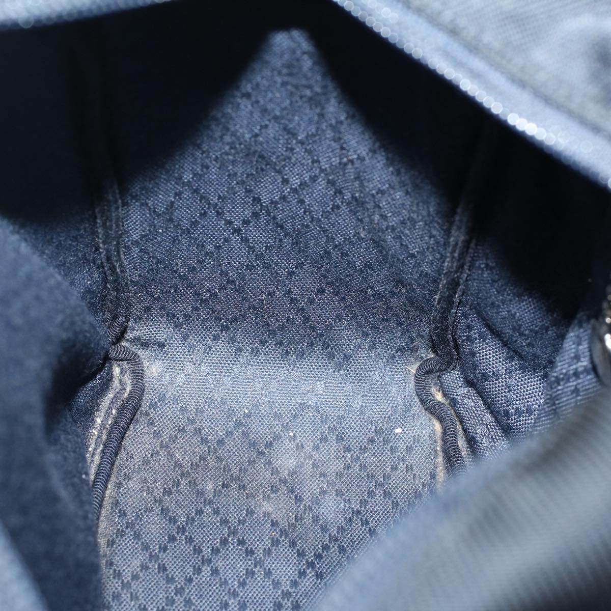 GUCCI Bamboo Hand Bag Nylon Black 000 3444 0580 ep1560