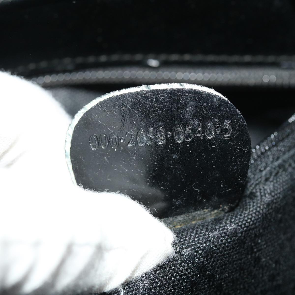 GUCCI Bamboo Hand Bag Canvas Black ep1561