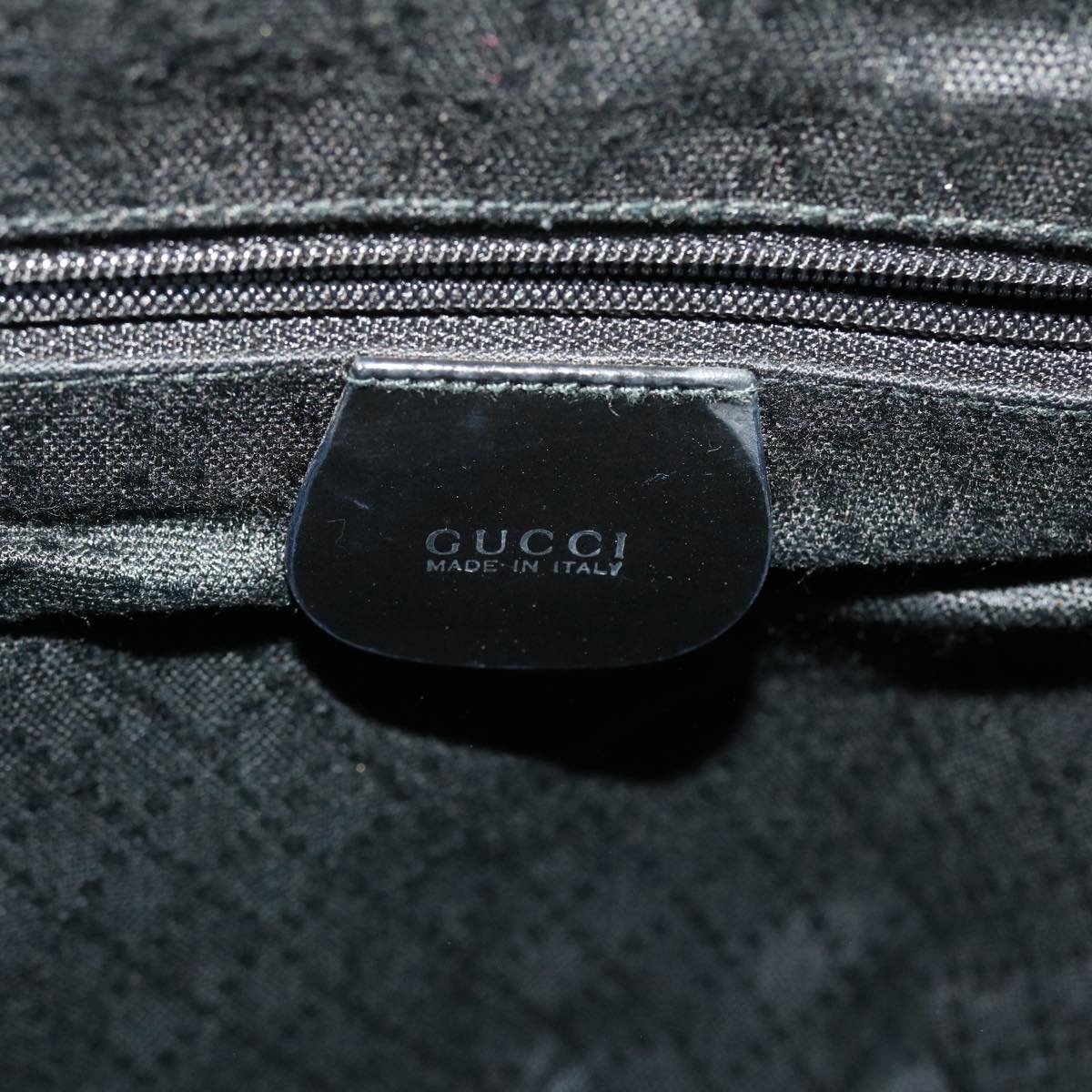 GUCCI Bamboo Hand Bag Nylon Black ep1568