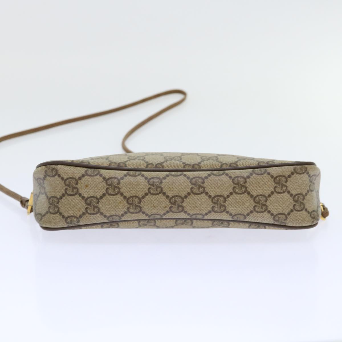 GUCCI GG Canvas Shoulder Bag PVC Leather Beige 97 02 068 ep1569