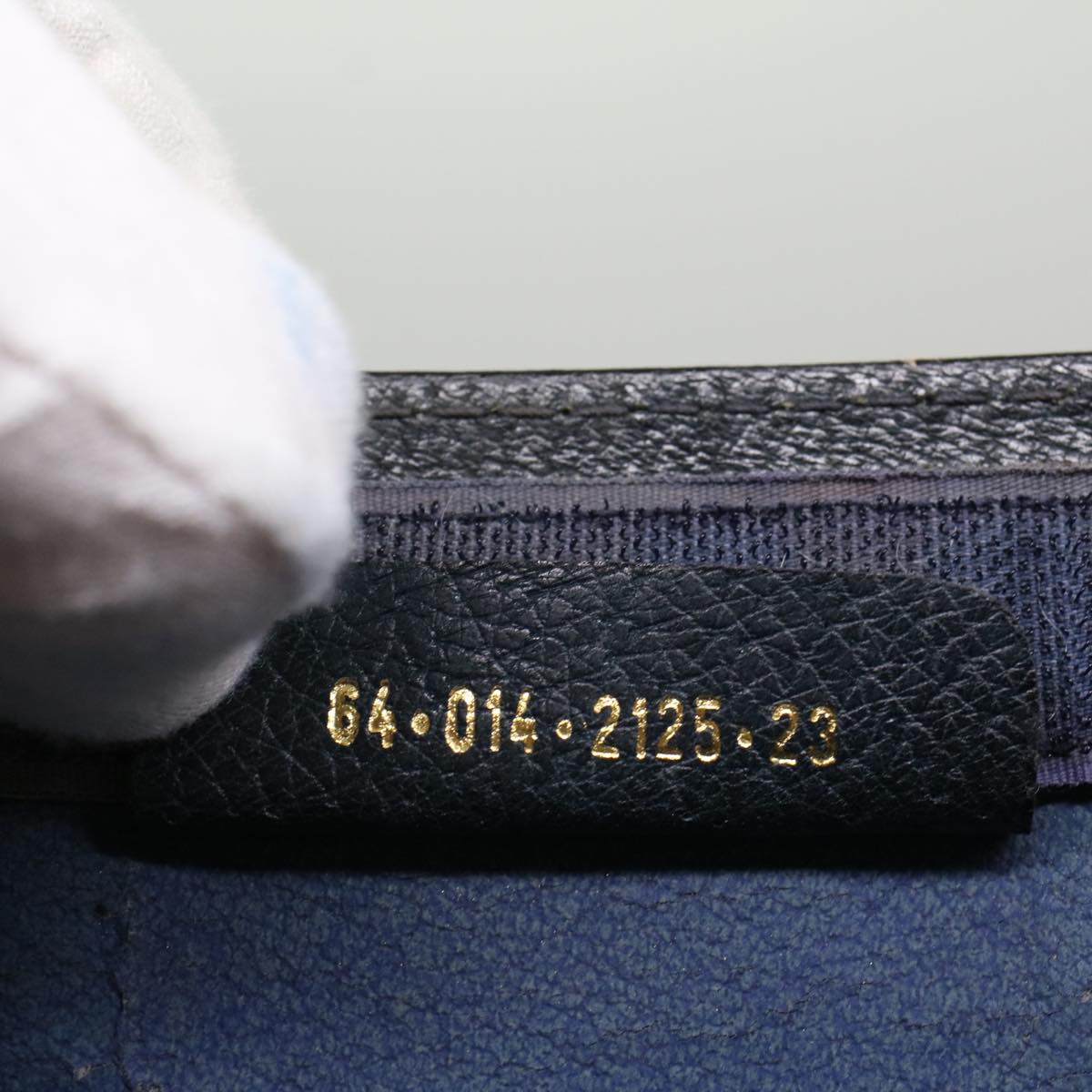 GUCCI GG Canvas Sherry Line Clutch Bag Gray Red Navy 04 014 2125 23 ep1574