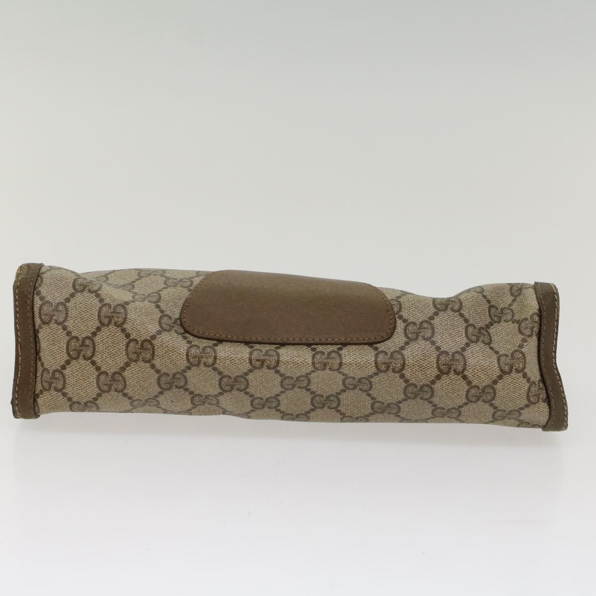 GUCCI GG Canvas Web Sherry Line Clutch Bag Beige Red Green 89 01 033 ep1581