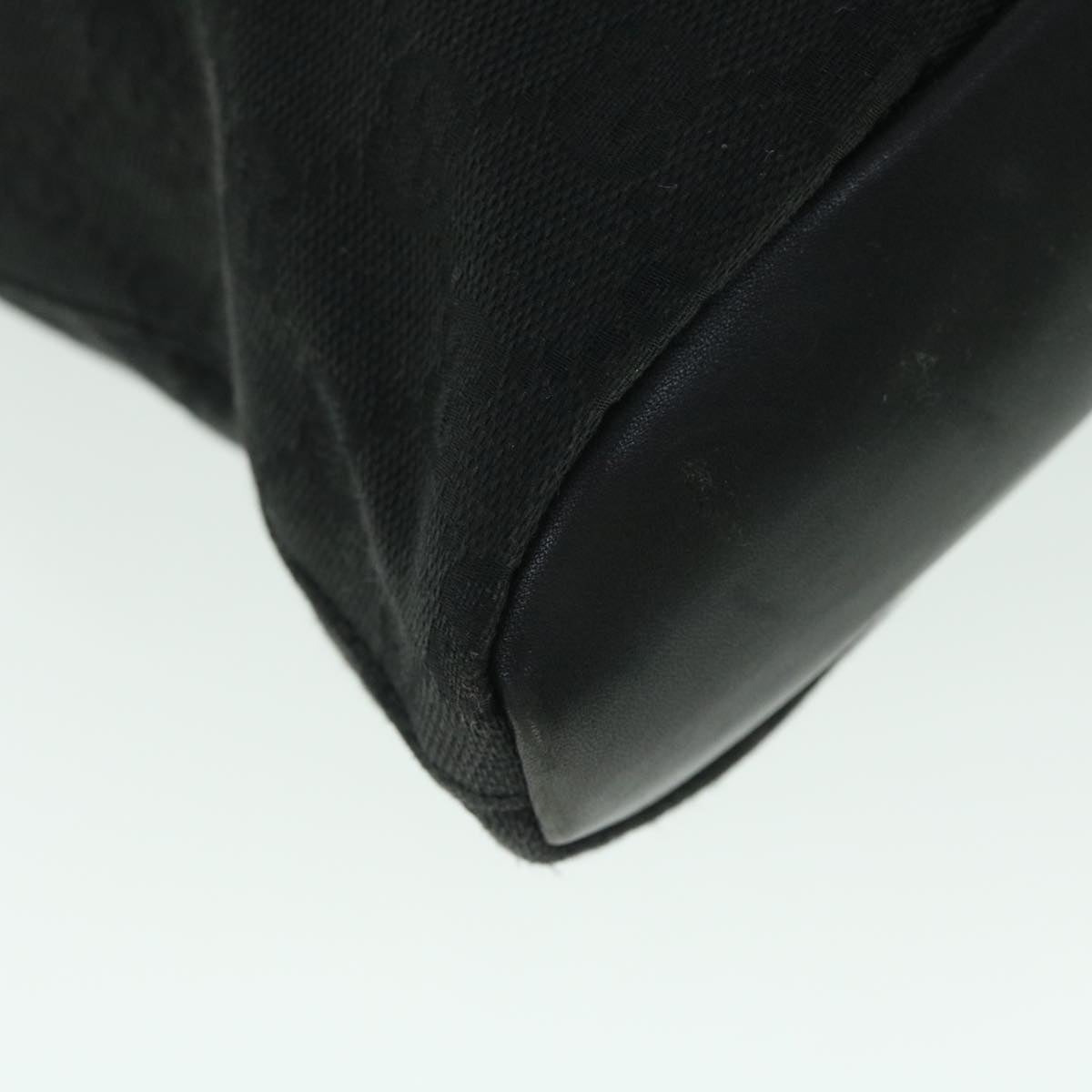 GUCCI GG Canvas Shoulder Bag Black 91761 ep1584