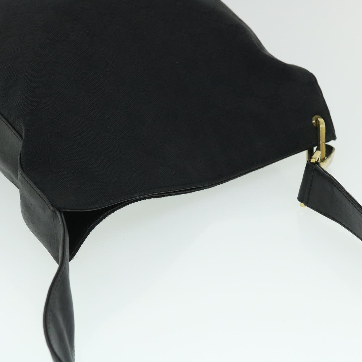 GUCCI GG Canvas Shoulder Bag Black 91761 ep1584