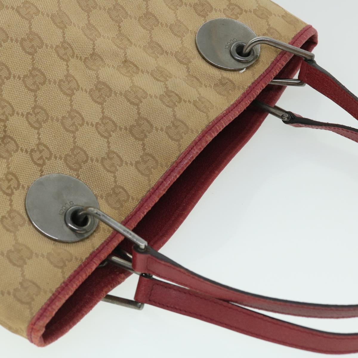 GUCCI GG Canvas Tote Bag Beige 120837 ep1594