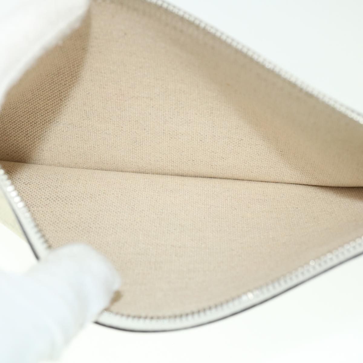 GUCCI GG Canvas Star Tote Bag PVC Leather White 309499 ep1600