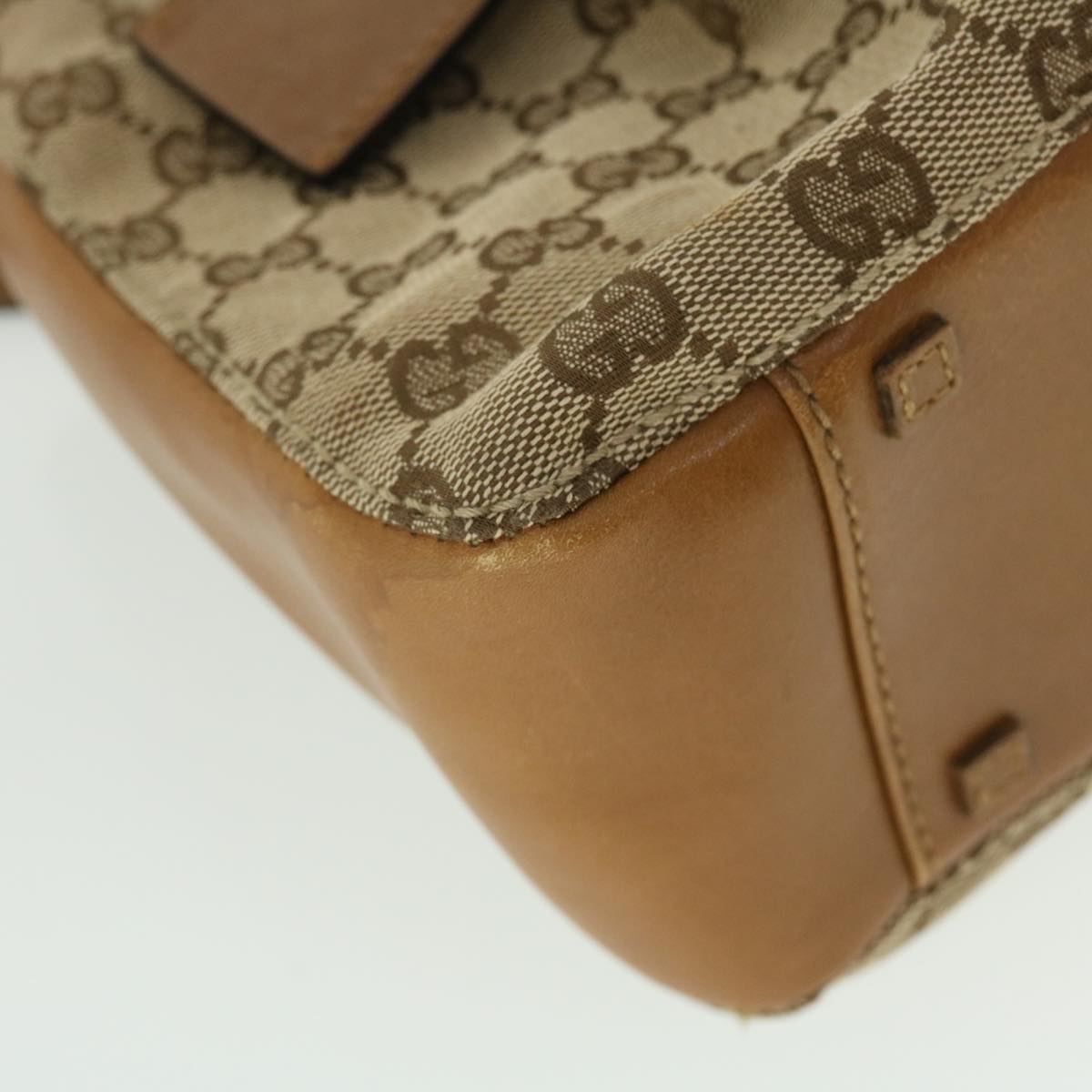 GUCCI GG Canvas Shoulder Bag Beige 94898 ep1608