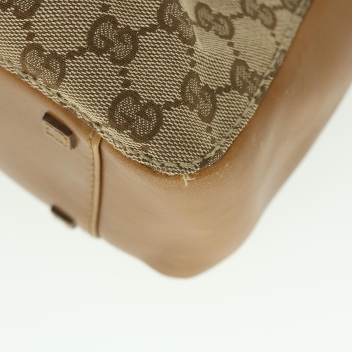 GUCCI GG Canvas Shoulder Bag Beige 94898 ep1608