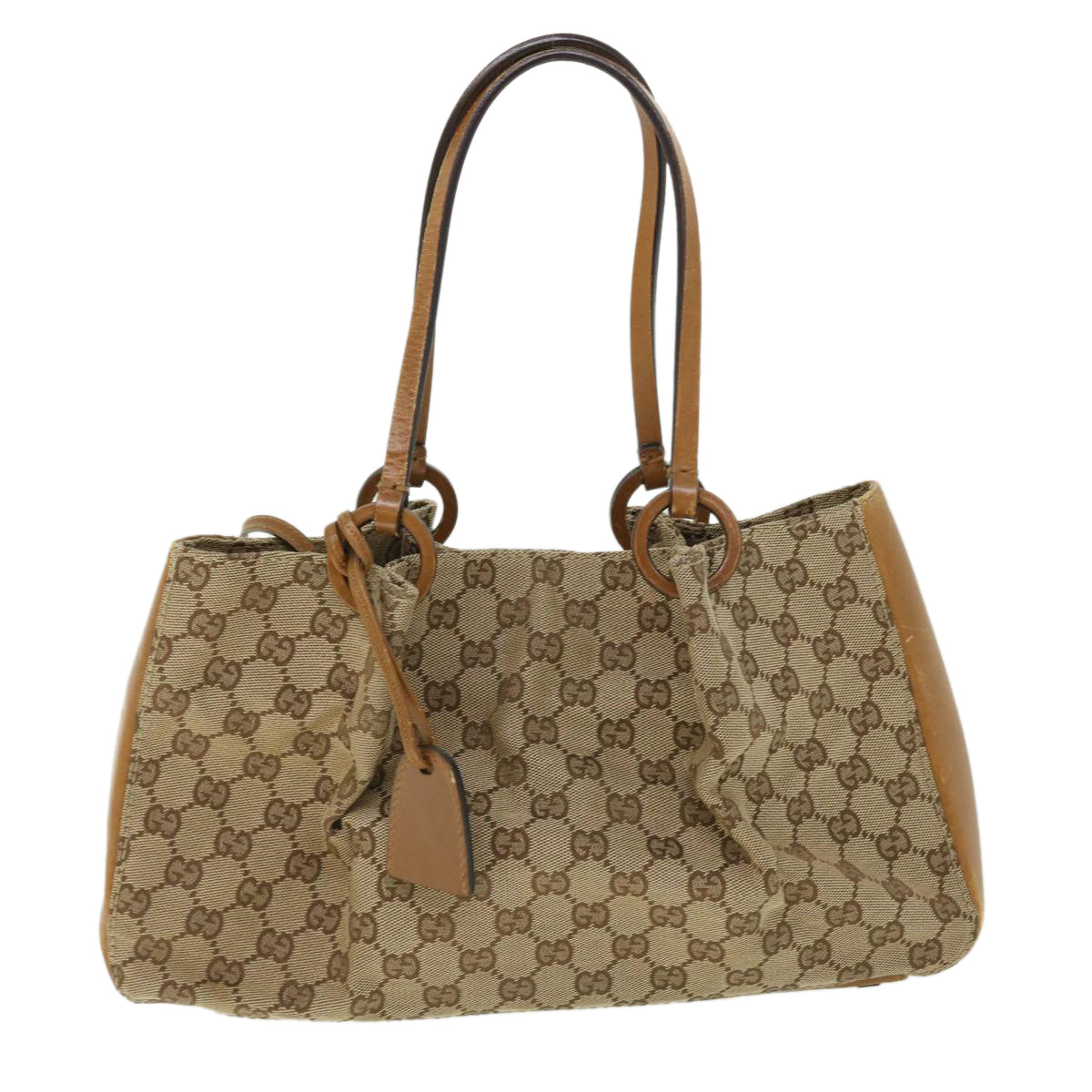 GUCCI GG Canvas Shoulder Bag Beige 94898 ep1608