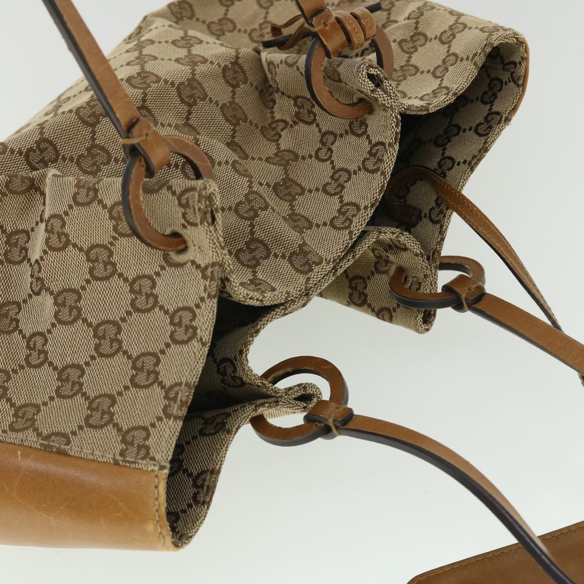 GUCCI GG Canvas Shoulder Bag Beige 94898 ep1608