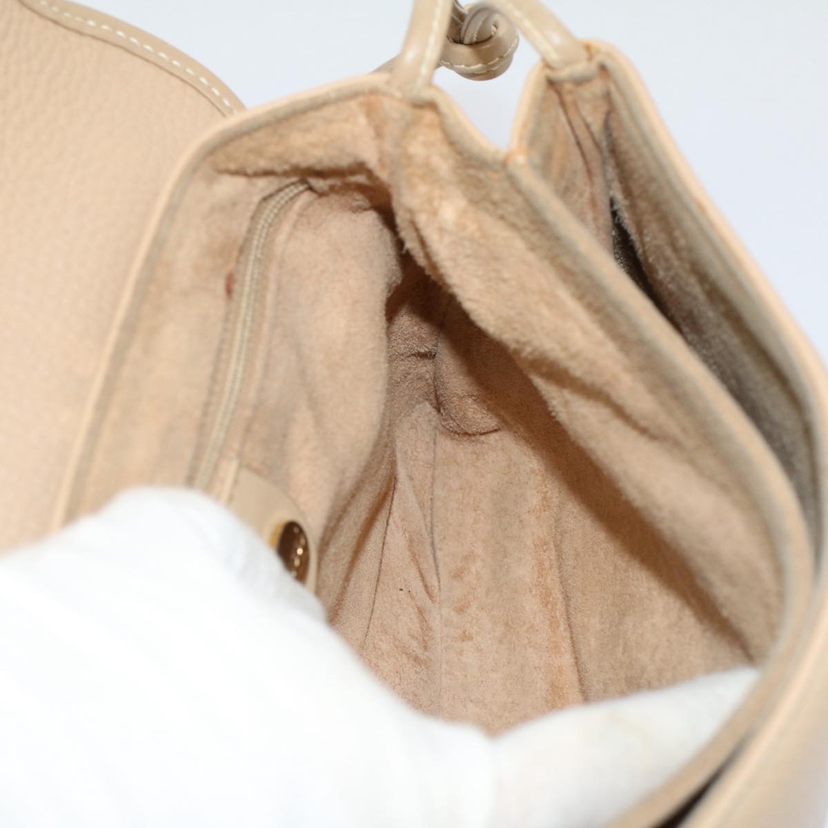 GUCCI Shoulder Bag Leather Beige ep1610