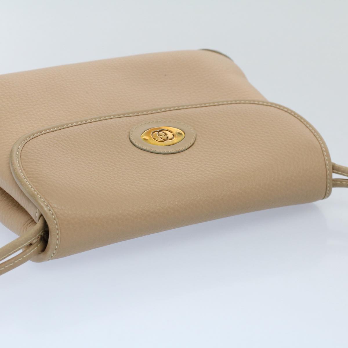 GUCCI Shoulder Bag Leather Beige ep1610