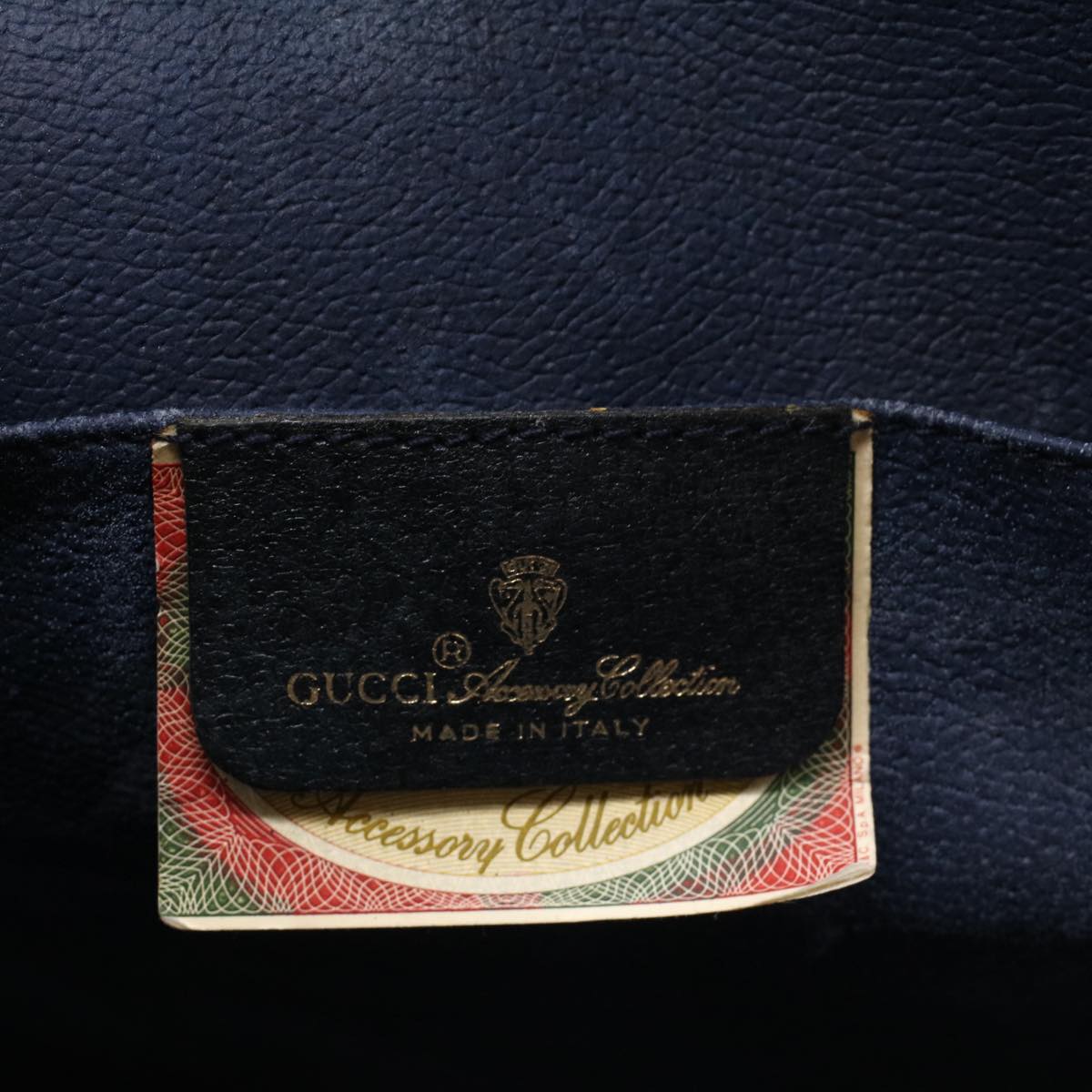 GUCCI GG Canvas Sherry Line Clutch Bag Gray Red Navy 89 01 030 ep1612