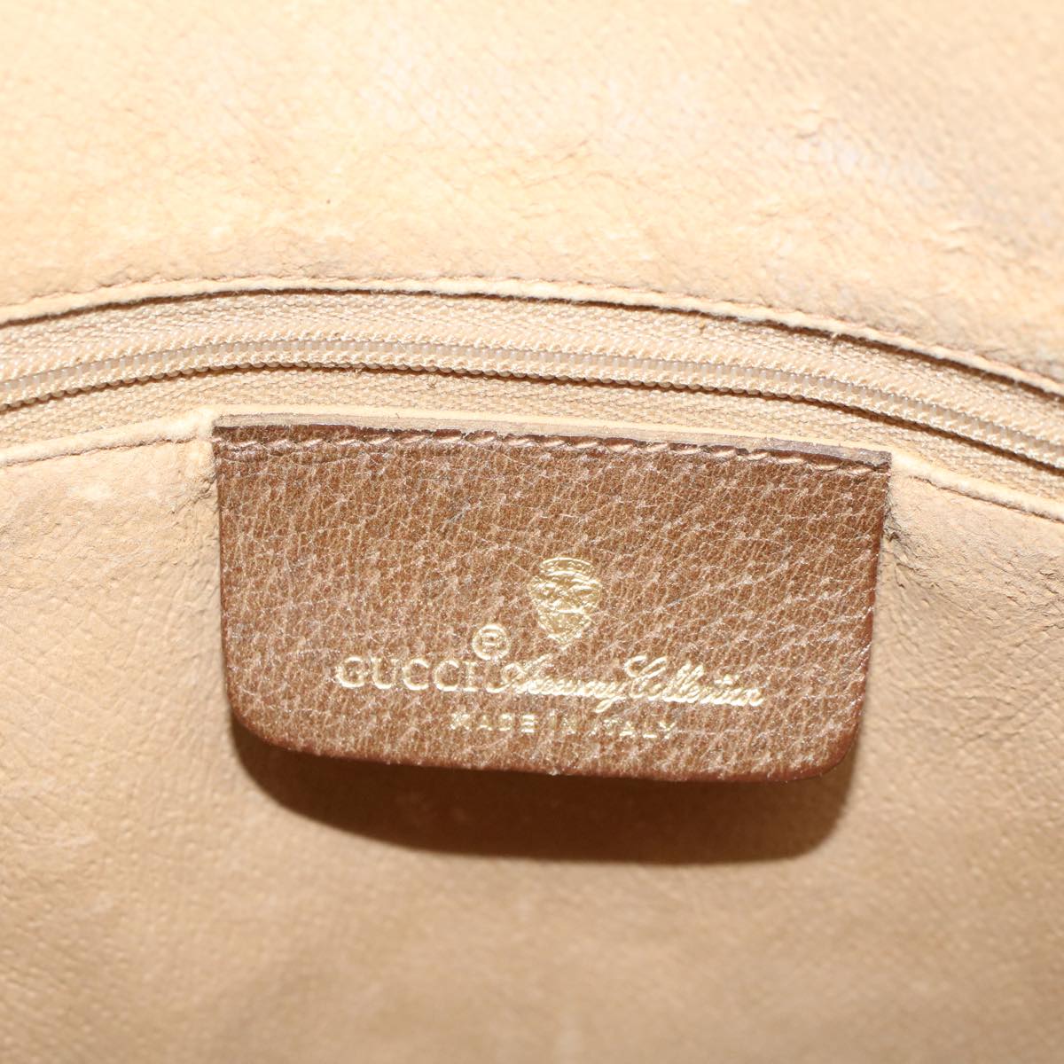 GUCCI GG Canvas Web Sherry Line Tote Bag Beige Red Green 89 02 092 ep1616