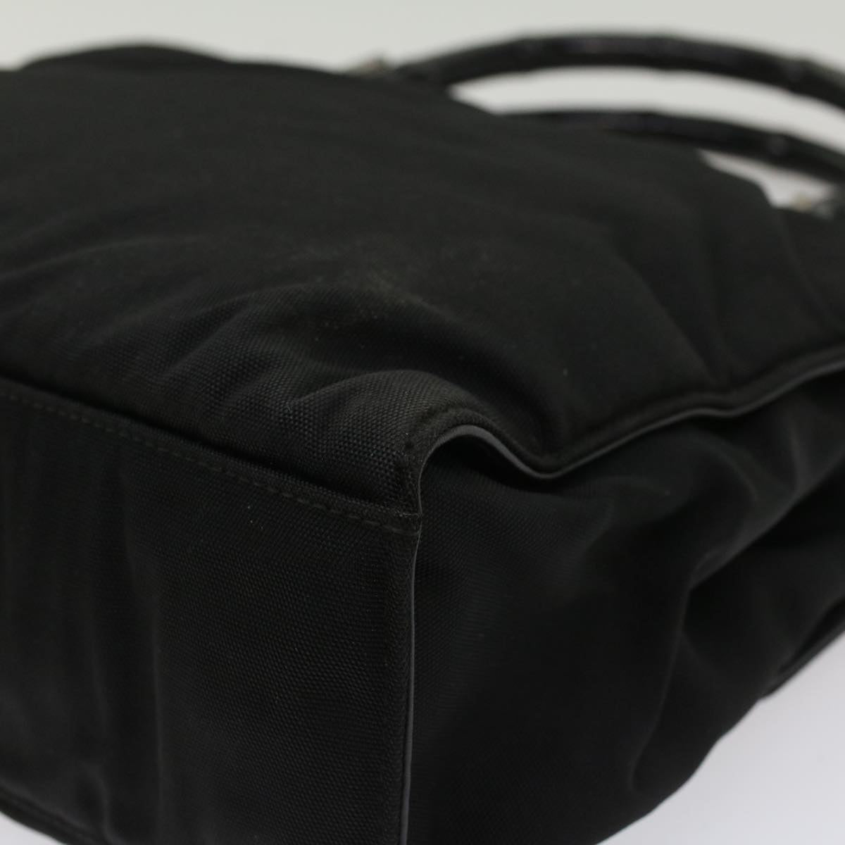 GUCCI Bamboo Hand Bag Canvas Black 002 1016 ep1617