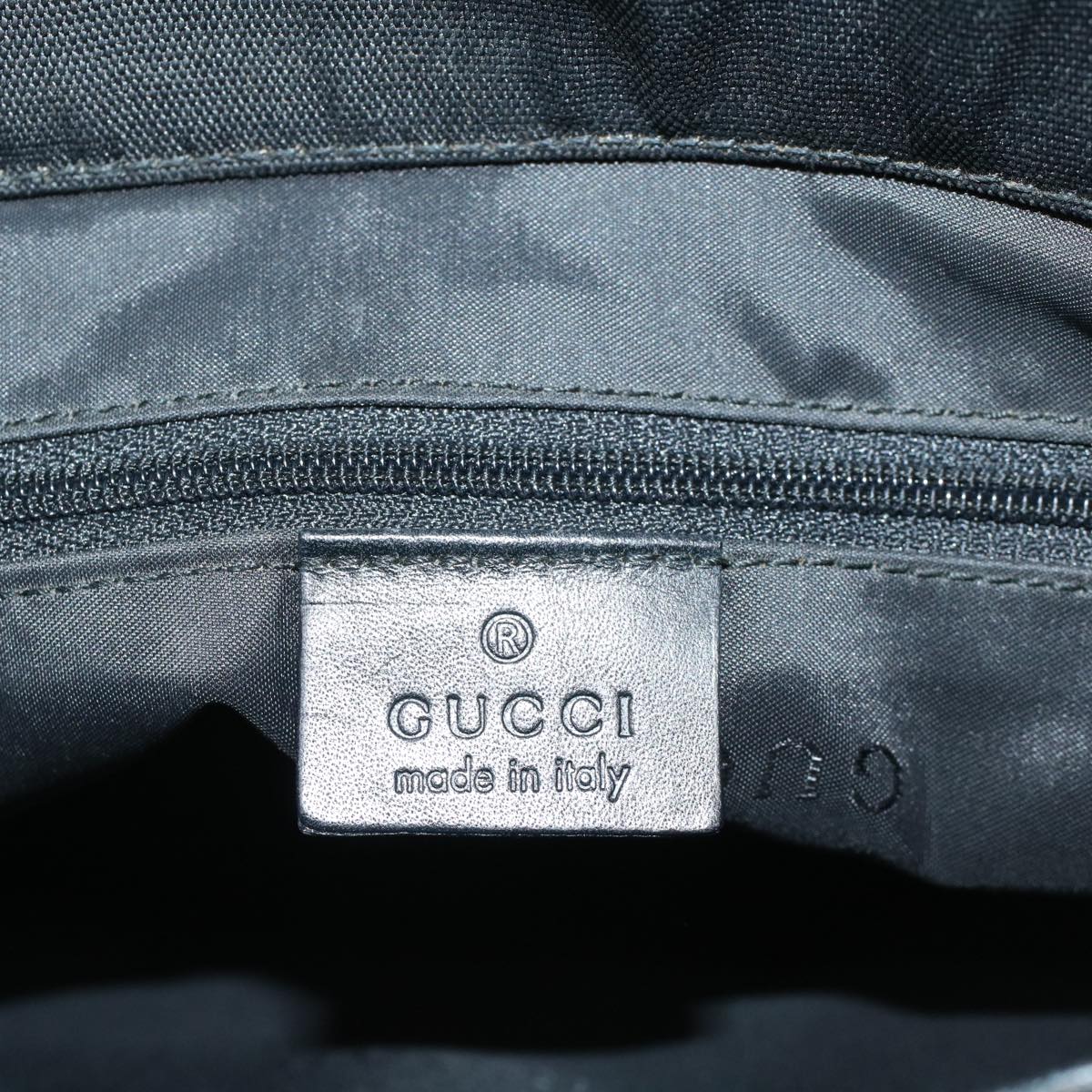 GUCCI Bamboo Hand Bag Canvas Black 002 1016 ep1617
