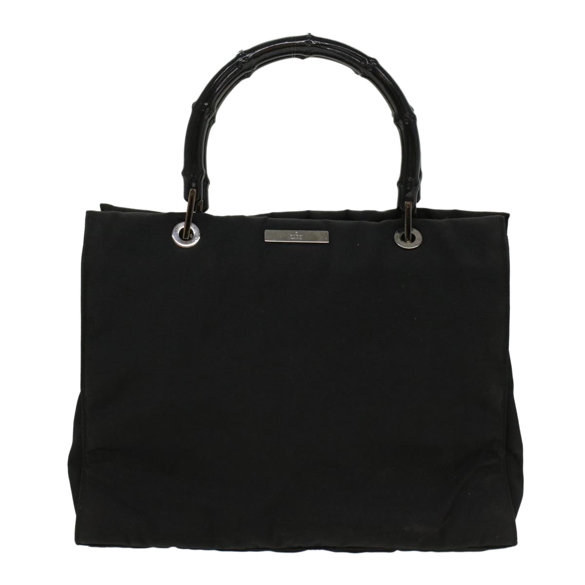 GUCCI Bamboo Hand Bag Canvas Black 002 1016 ep1617