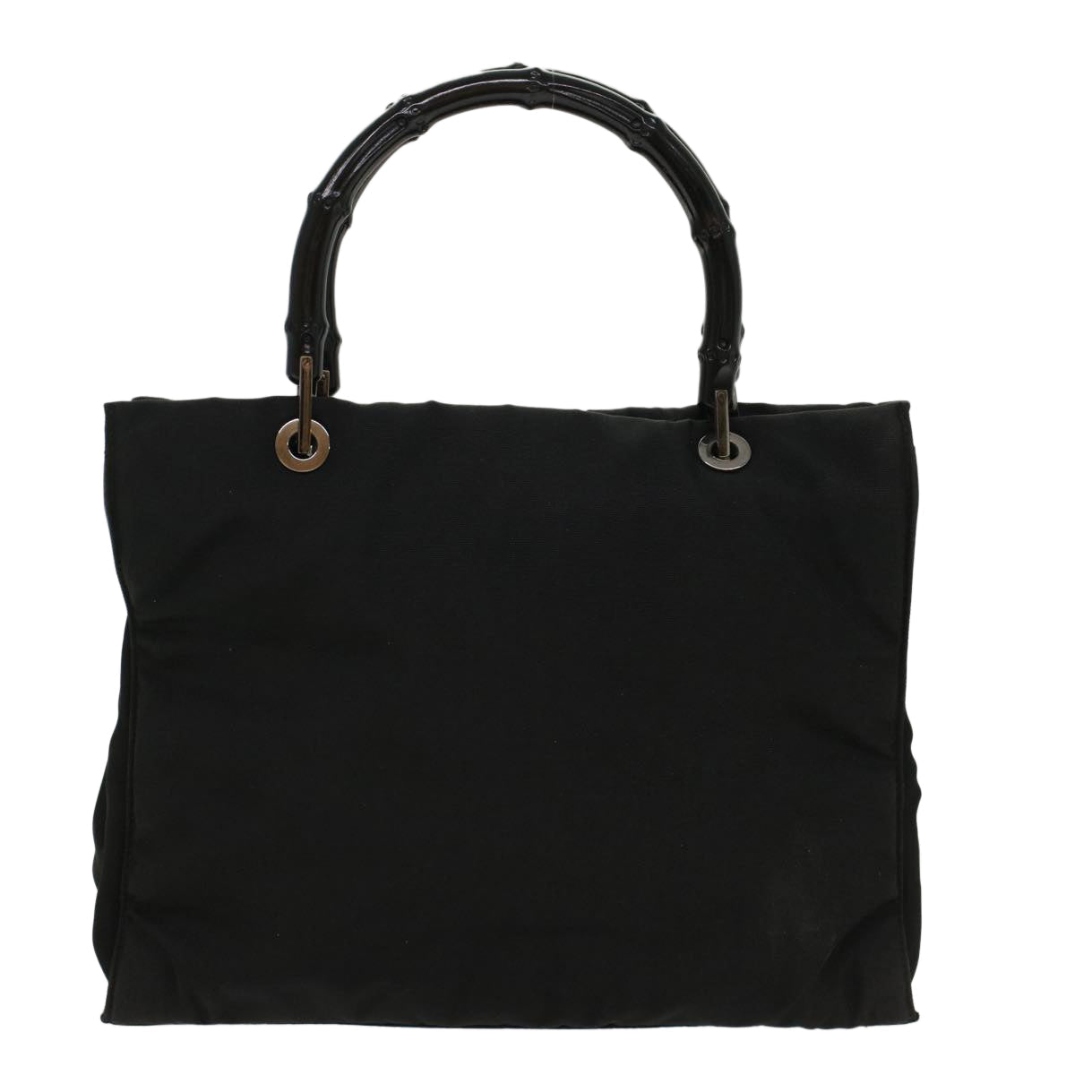 GUCCI Bamboo Hand Bag Canvas Black 002 1016 ep1617