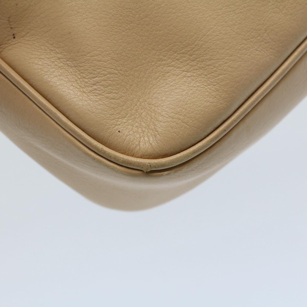 GUCCI Bamboo Shoulder Bag Leather Beige 001 3865 ep1627
