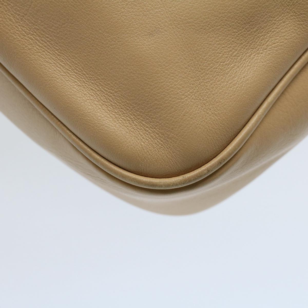 GUCCI Bamboo Shoulder Bag Leather Beige 001 3865 ep1627
