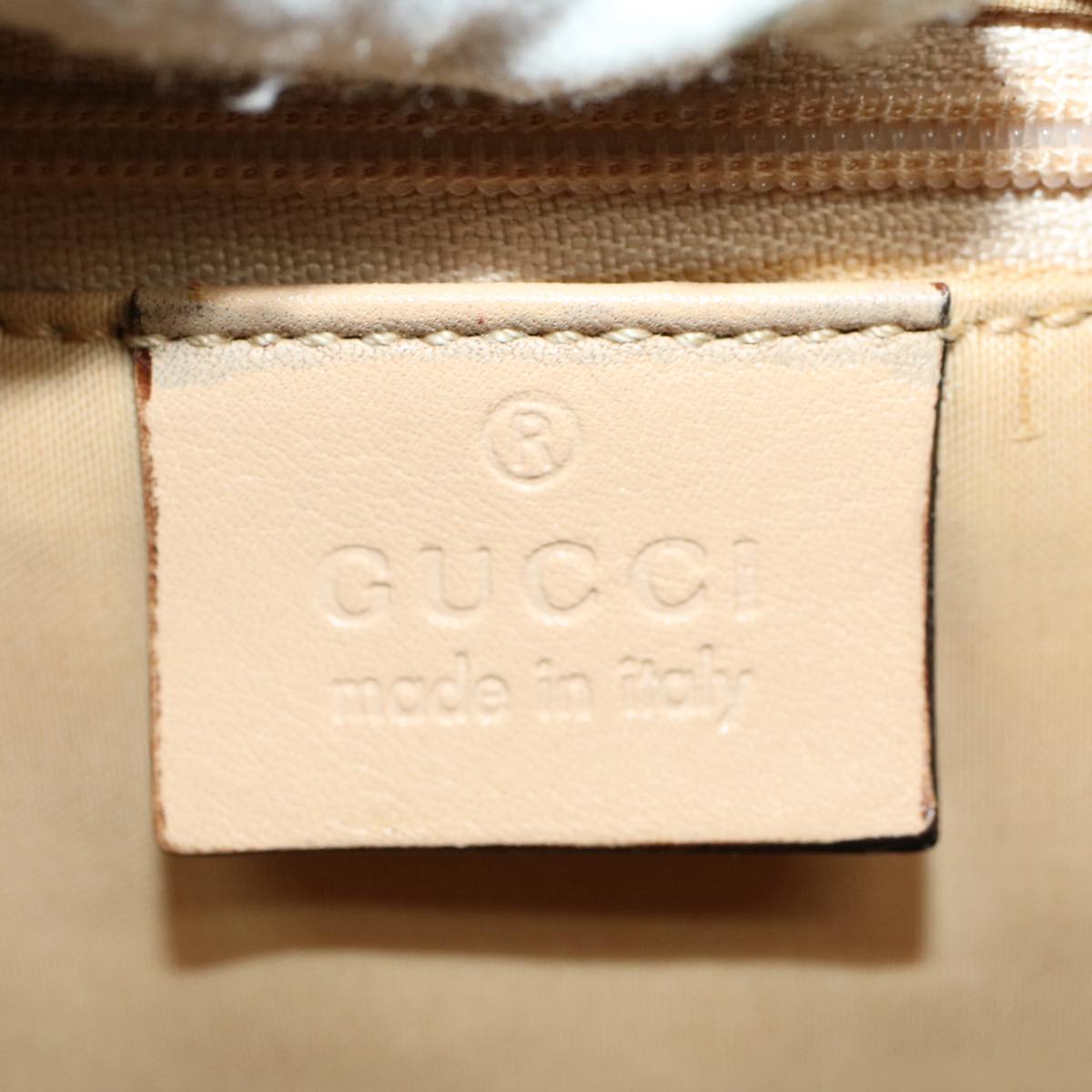 GUCCI Bamboo Shoulder Bag Leather Beige 001 3865 ep1627