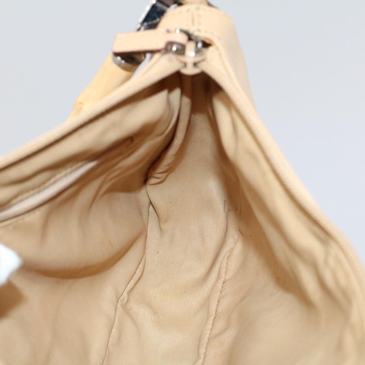 GUCCI Bamboo Shoulder Bag Leather Beige 001 3865 ep1627