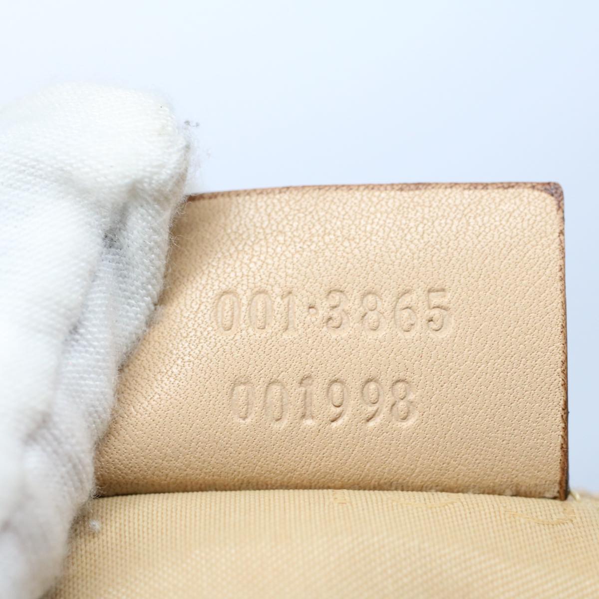 GUCCI Bamboo Shoulder Bag Leather Beige 001 3865 ep1627