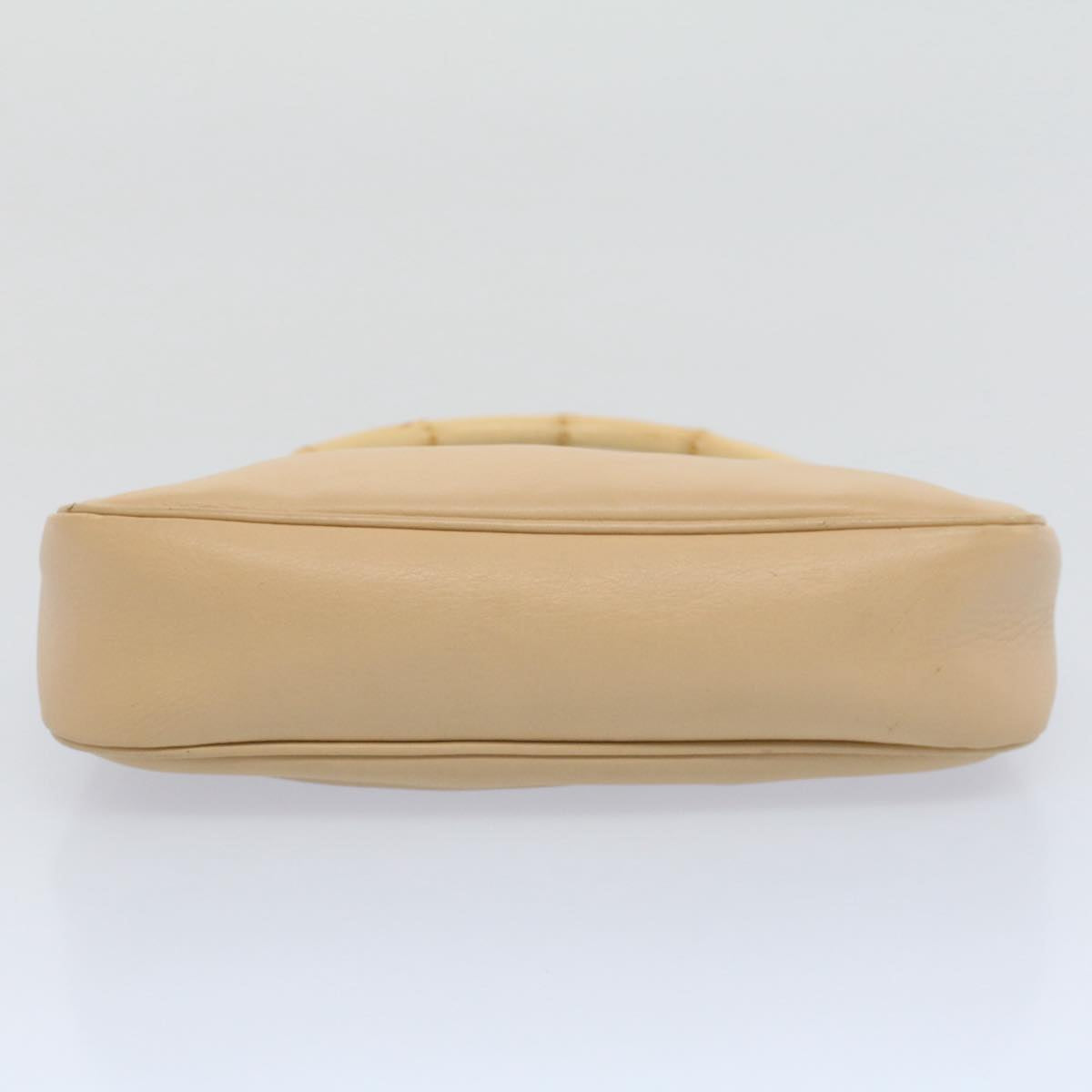 GUCCI Bamboo Shoulder Bag Leather Beige 001 3865 ep1627