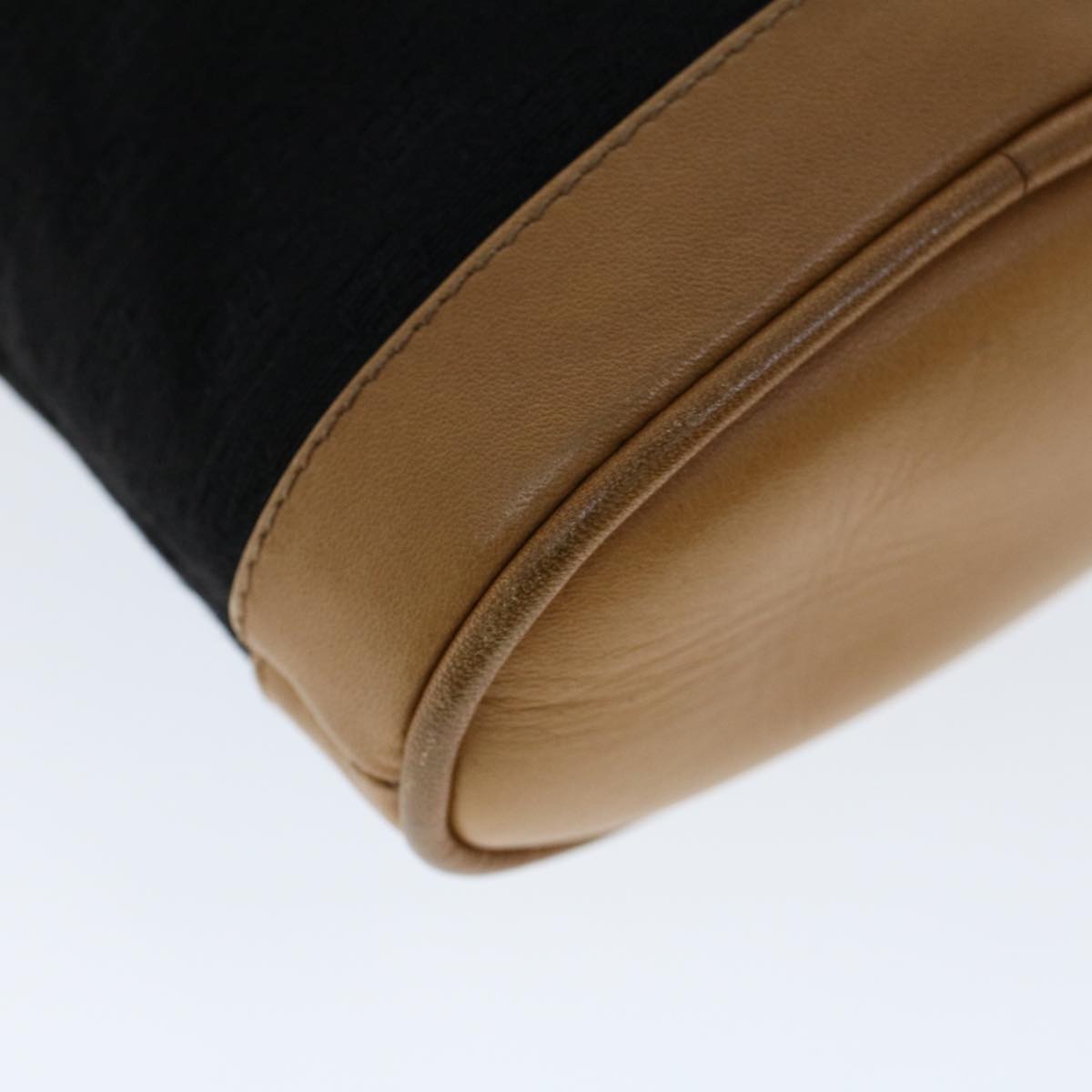 GUCCI Micro GG Canvas Shoulder Bag Black Brown 001 261 0952 ep1658