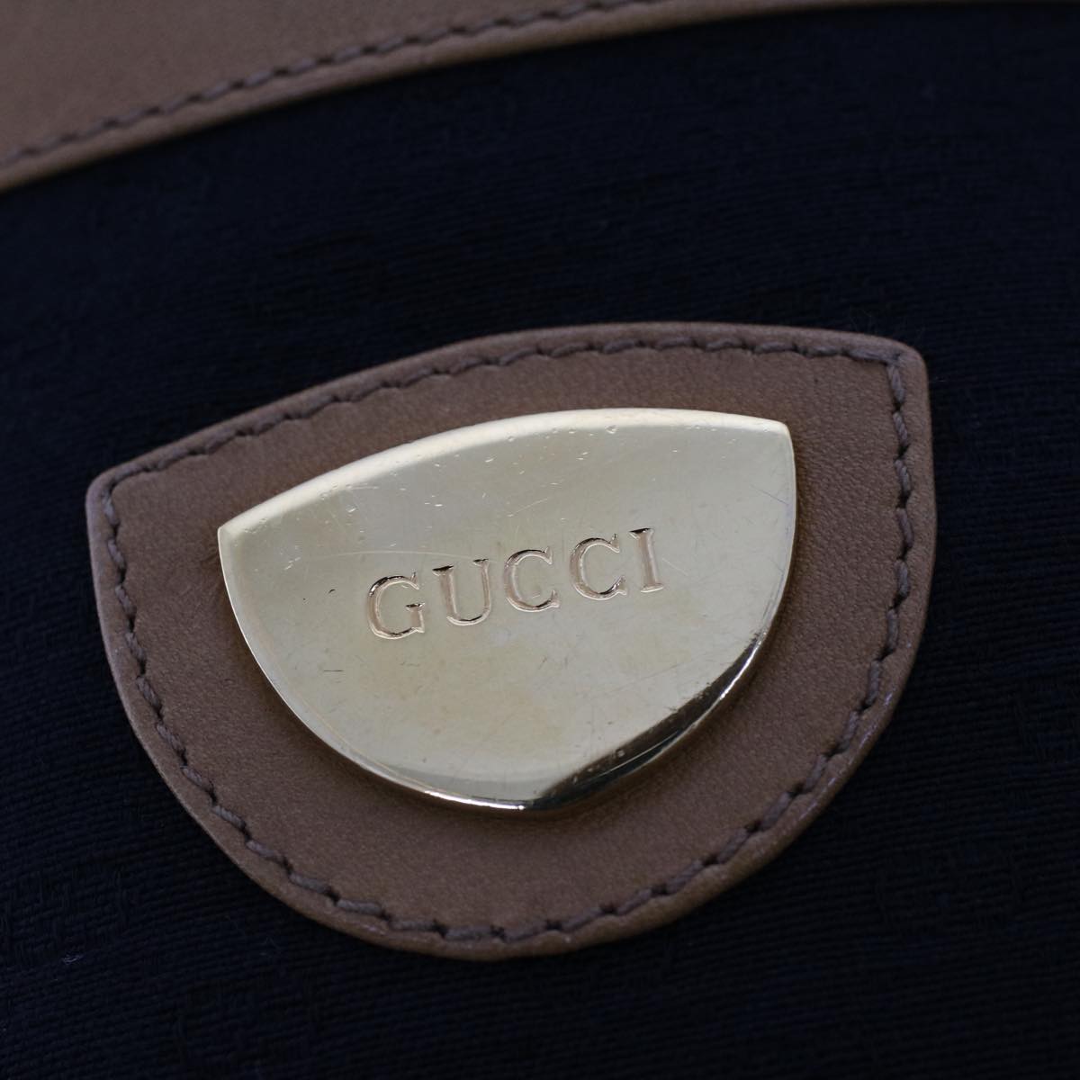 GUCCI Micro GG Canvas Shoulder Bag Black Brown 001 261 0952 ep1658
