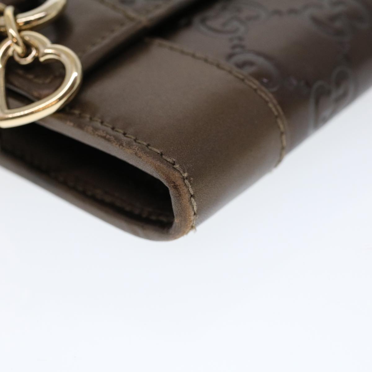 GUCCI GG Canvas Guccissima Long Wallet Brown 274430 ep1661