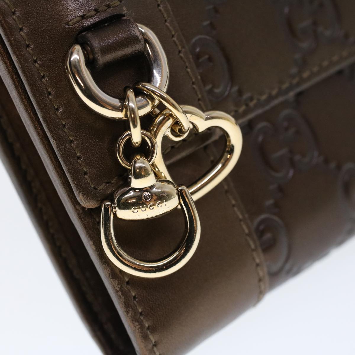 GUCCI GG Canvas Guccissima Long Wallet Brown 274430 ep1661